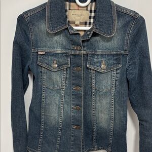 Burberry London Vintage Women’s Jeans Jacket Size 6